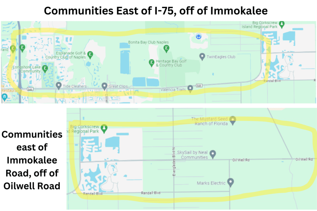 Naples Communities Served by TE Reliable